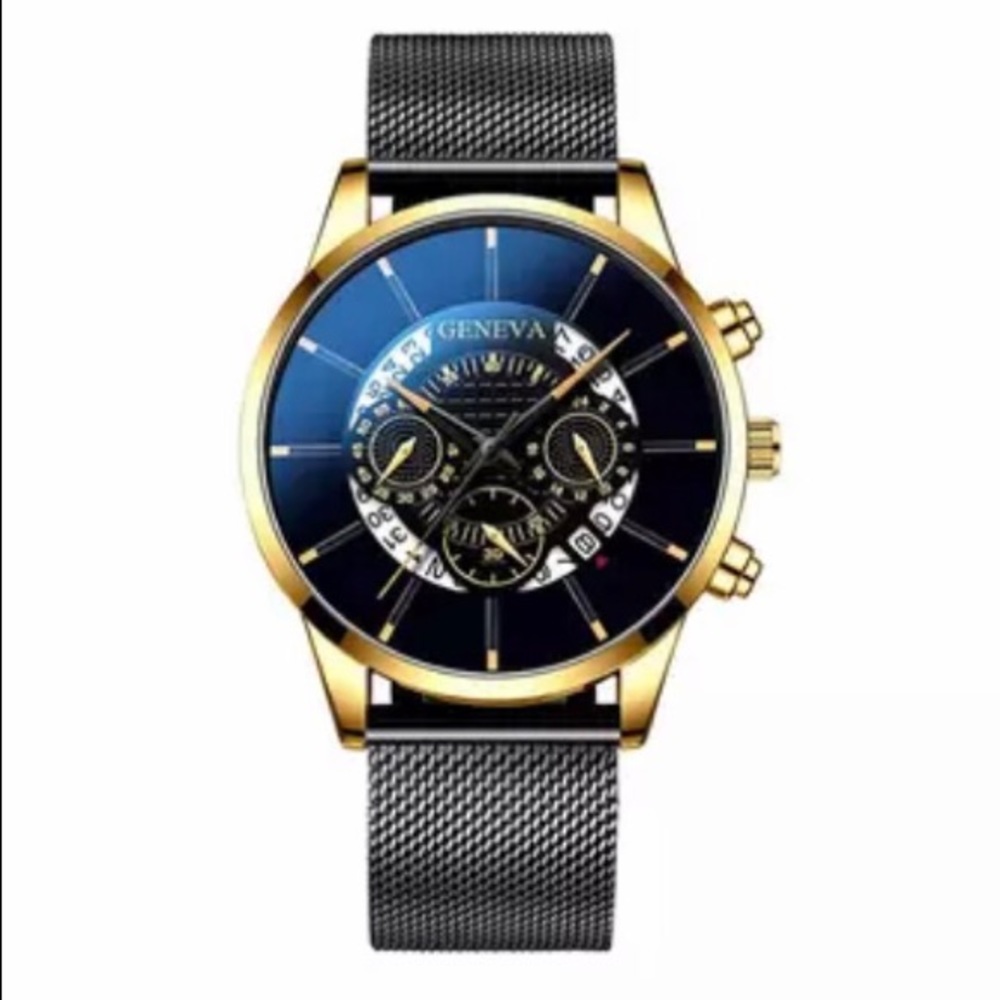 Geneva New Fashion Mens Watches with Stainless Ste